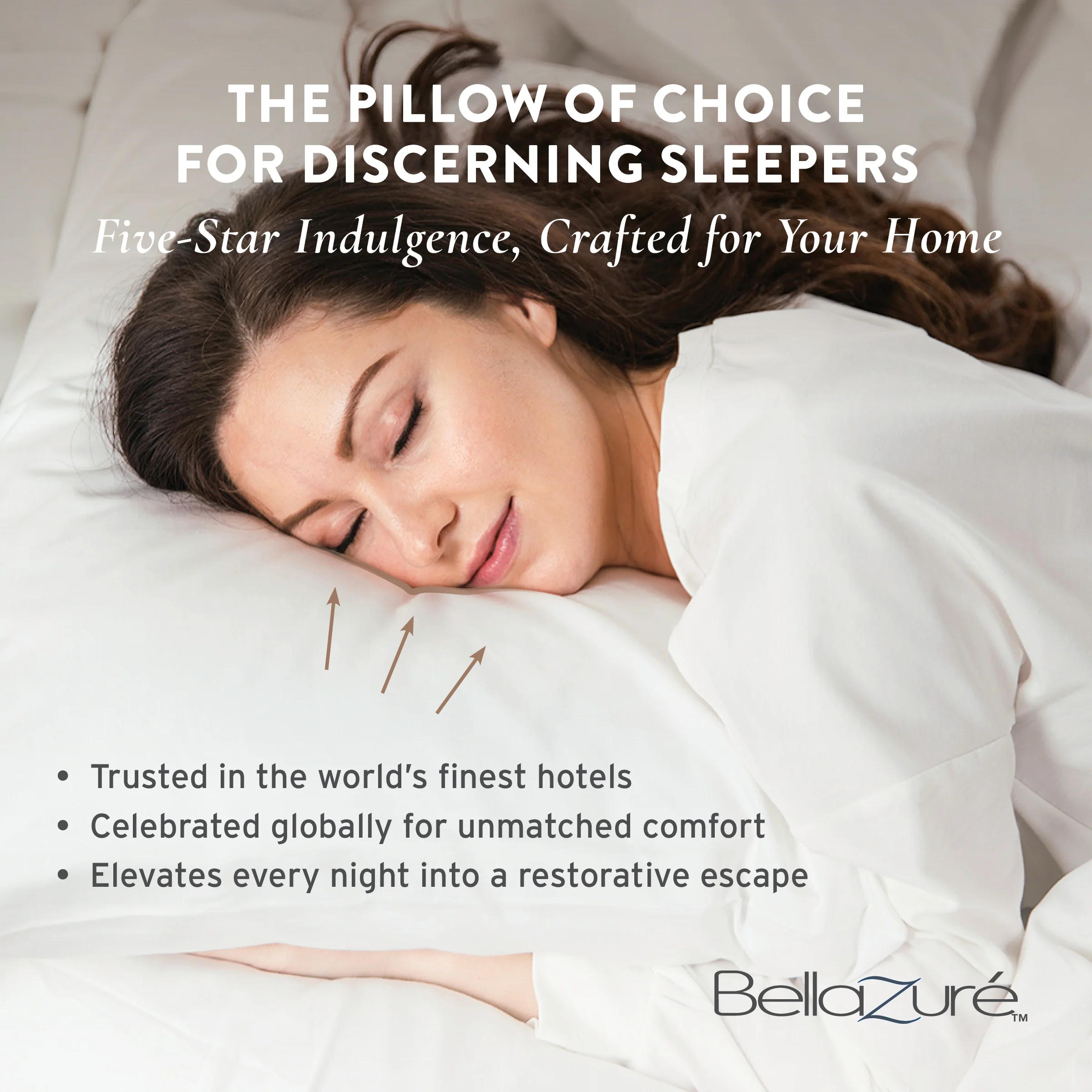 Hotel Bellazure Duo Down Soft Feather Pillow - Image 6