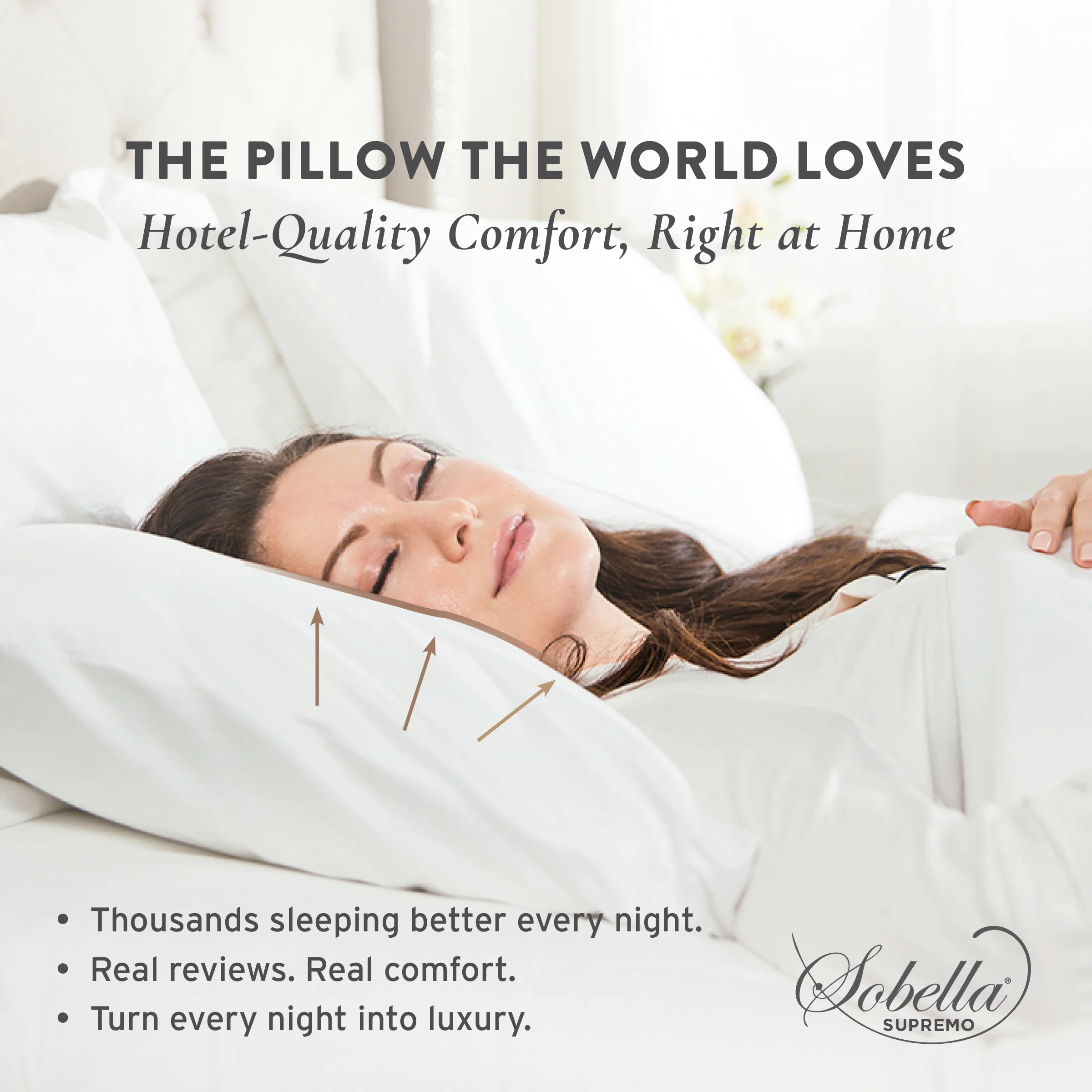 Hotel Sobella Supremo Pillow - Image 4
