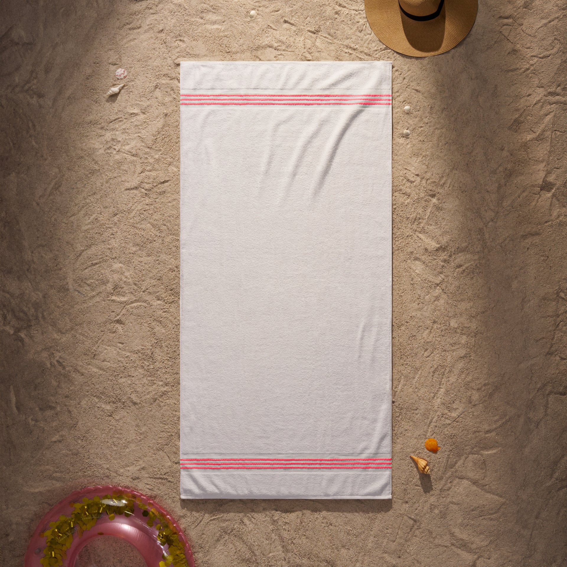 Hotel Stripe Border Pool Towel - Image 8